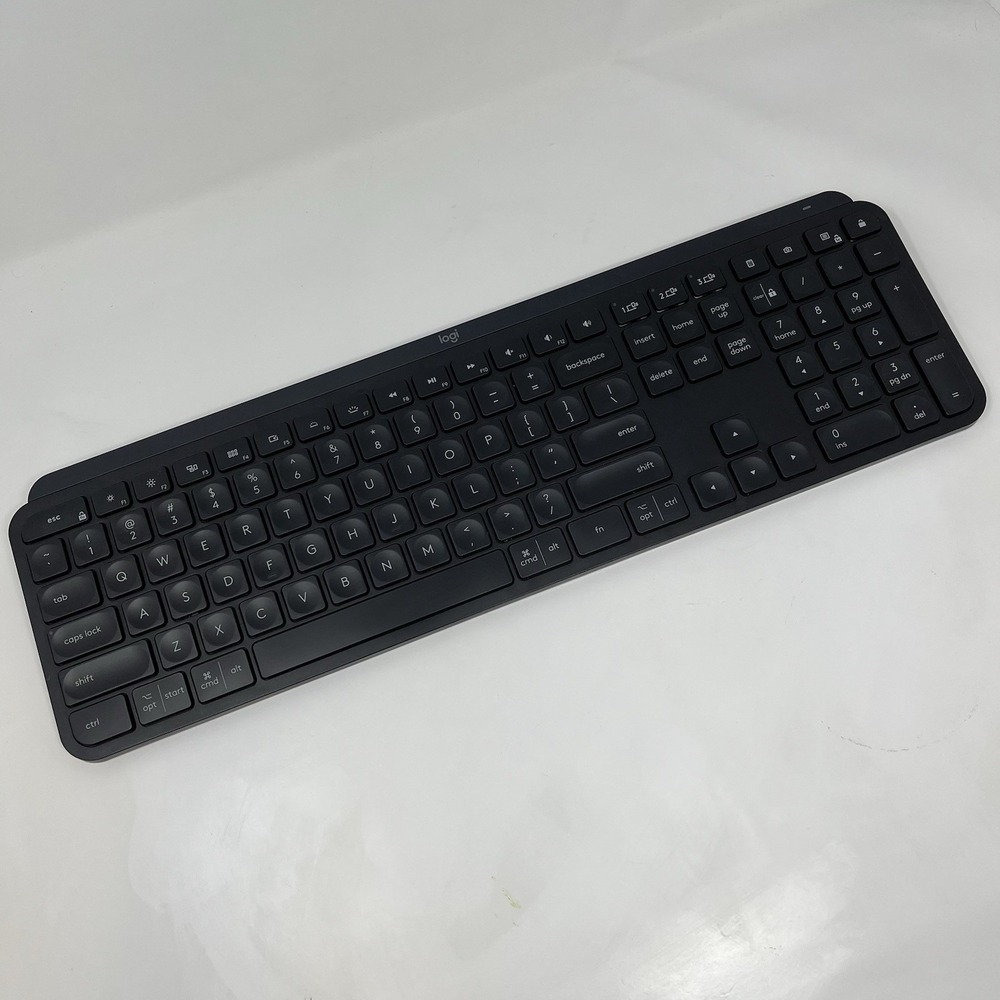 Logitech MX Keys Wireless Bluetooth Keyboard Backlit Full Size Black No Dongle